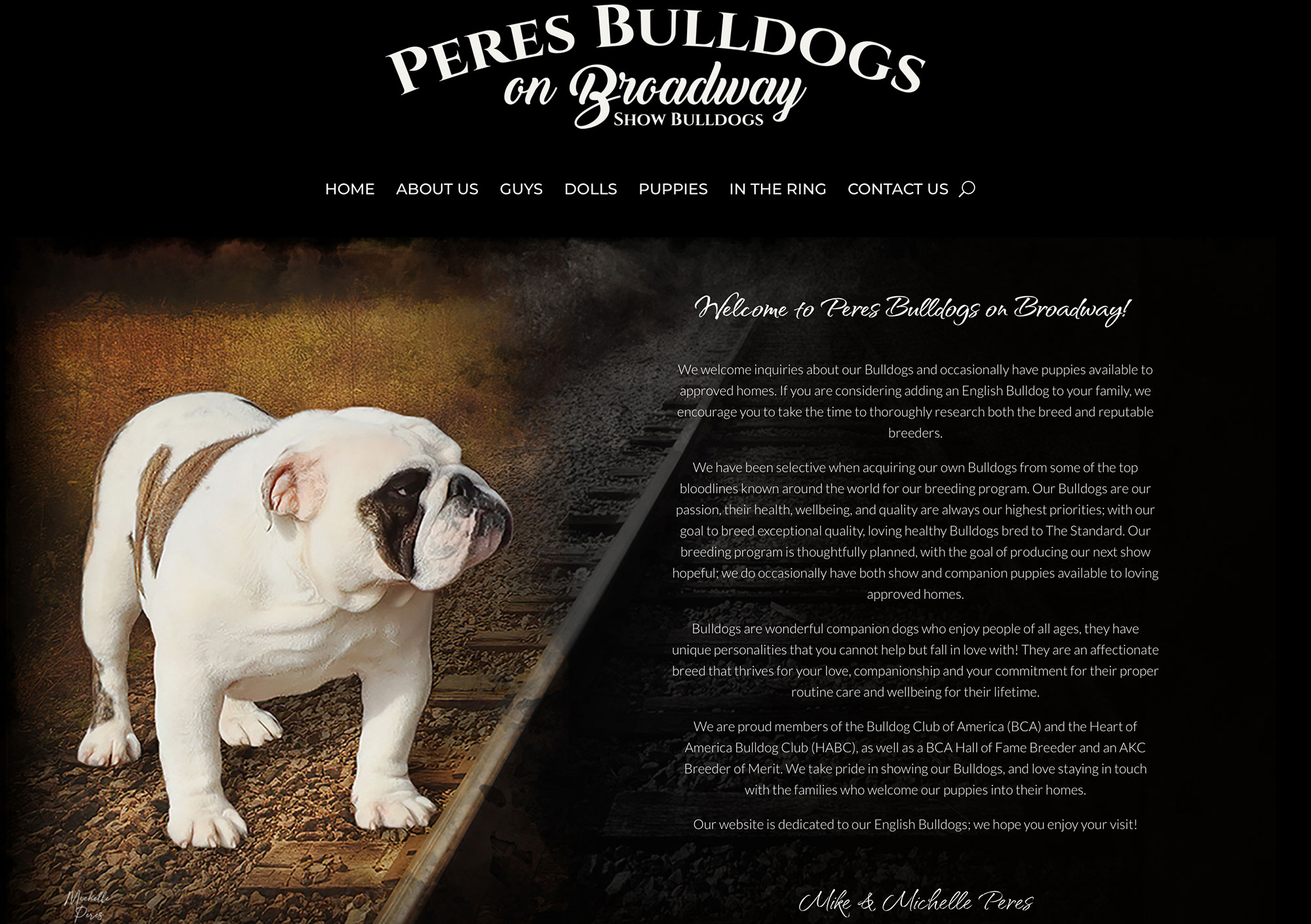 Peres Bulldogs on Broadway - New Website 2025